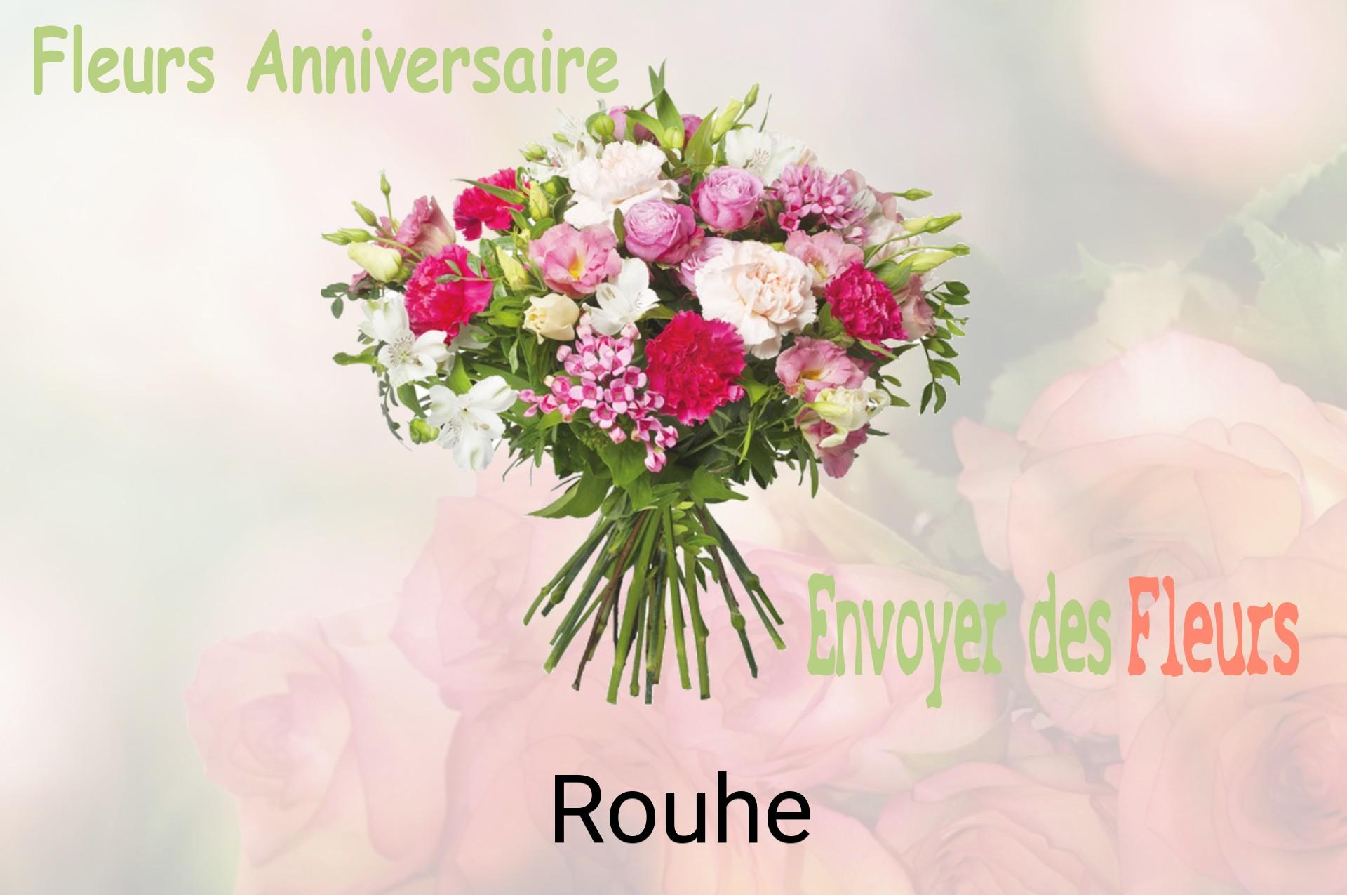 Bouquet de fleurs d’anniversaire livré à Rouhe